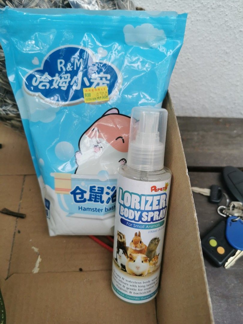 Hamster Body spray, Pet Supplies, Health & Grooming on Carousell