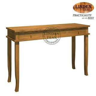 Handcrafted Solid Teak Wood Gareng Modern Console Table Furniture