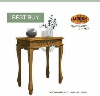 Handcrafted Solid Teak Wood Small Gareng 1D Classic Console Table