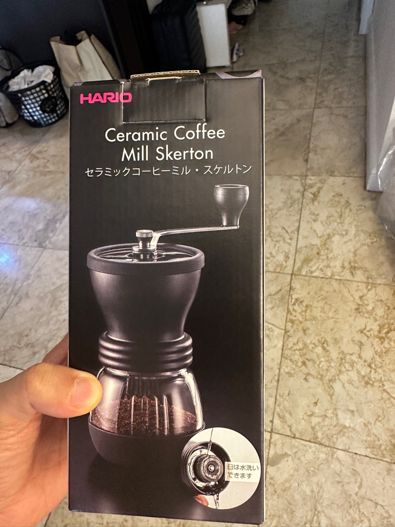 HARIO manual ceramic coffee grinder on Carousell