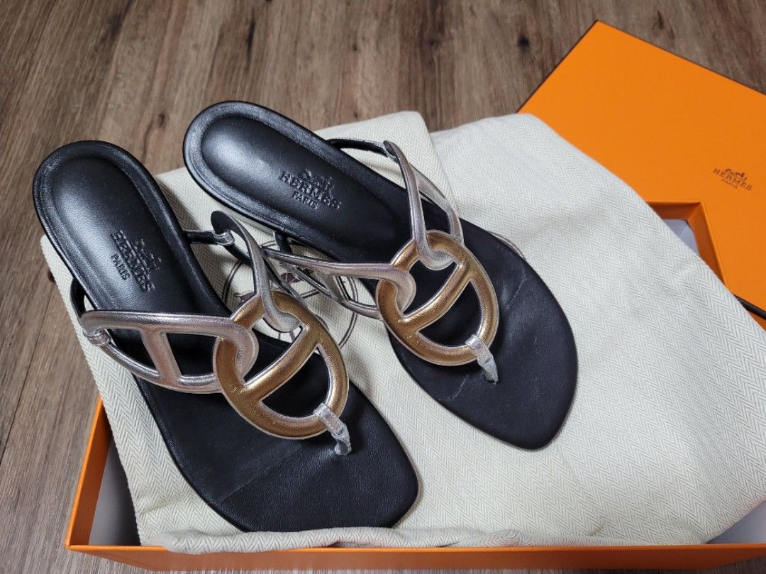 Hermes cheap beach sandals