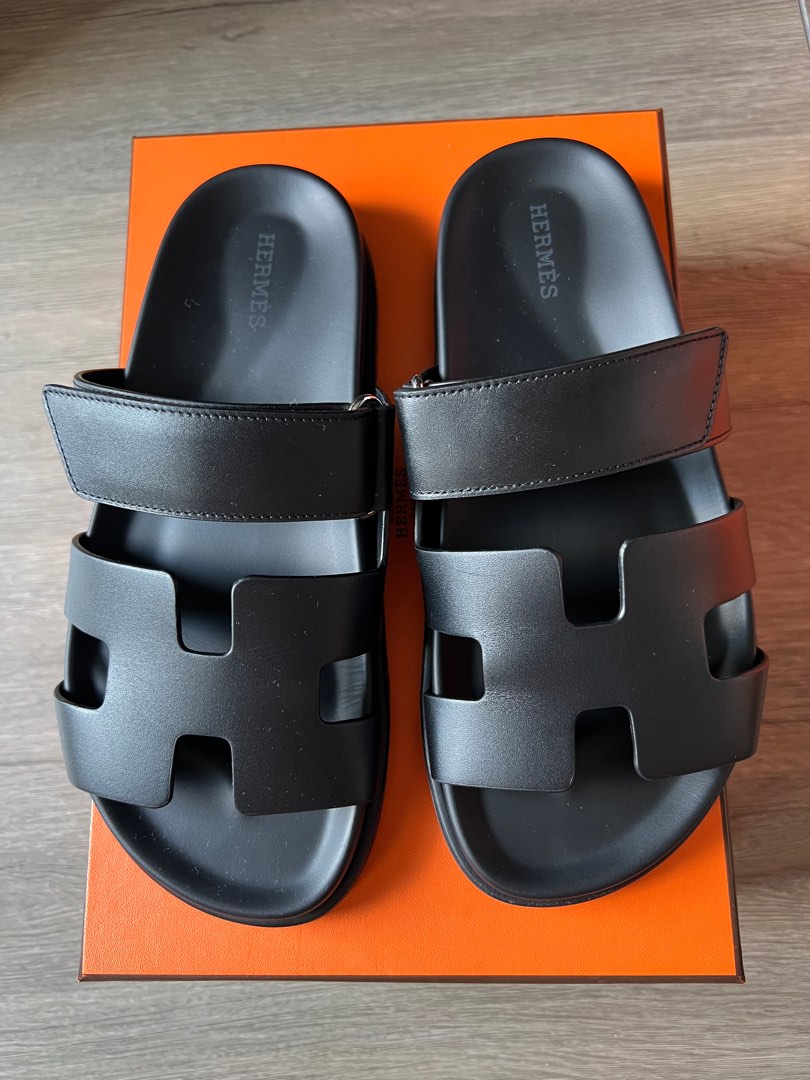 Hermes Chypre, Men's Fashion, Footwear, Slippers & Slides on Carousell