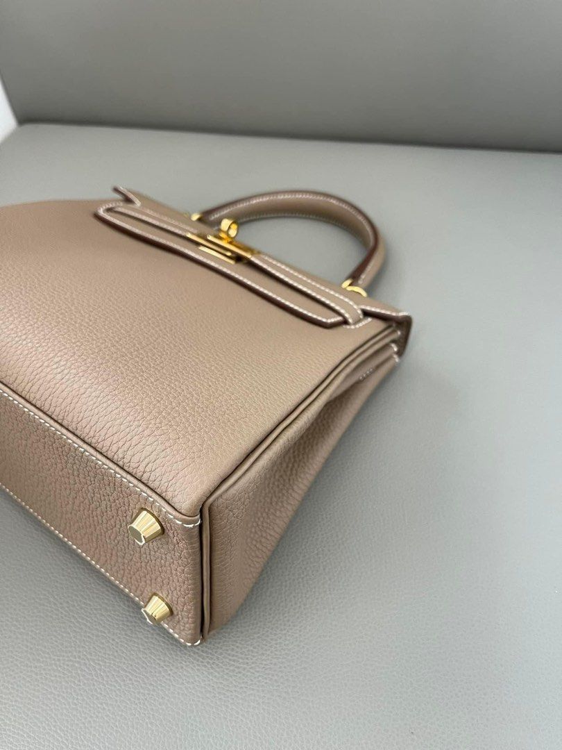 ❌SOLD❌ Brand New Hermes Kelly 25 Etoupe Togo GHW, Luxury, Bags & Wallets on  Carousell