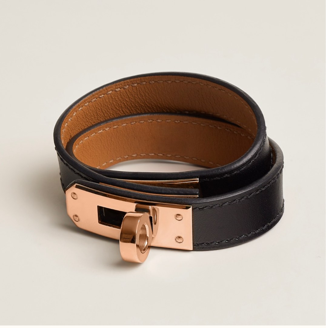 Hermes Kelly Belt in Rose Gold Plate, Luxury, Accessories on Carousell