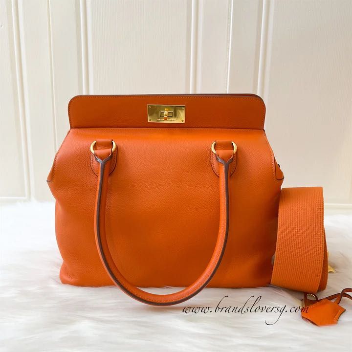 Hermes K20 Chai Epsom GHW Z, Luxury, Bags & Wallets on Carousell