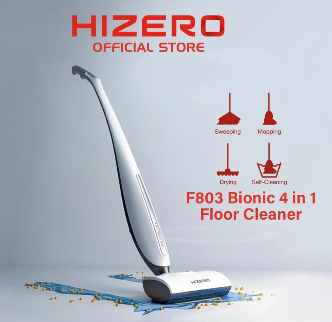 Hizero vacuum mop, TV & Home Appliances, Vacuum Cleaner & Housekeeping