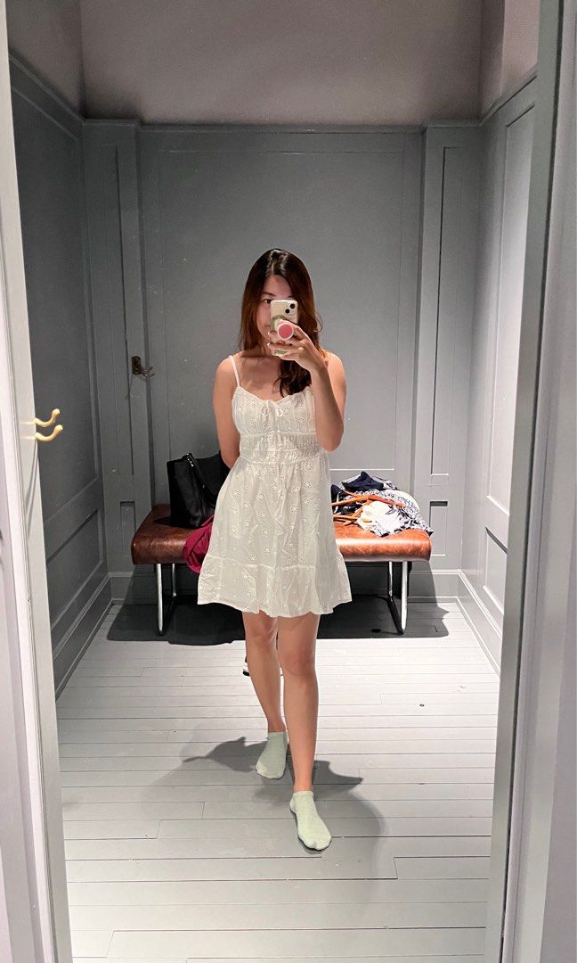 Hollister White Dress Women s Fashion Dresses Sets Dresses on