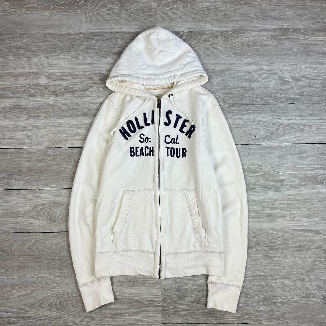 Hollister zipper clearance hoodie