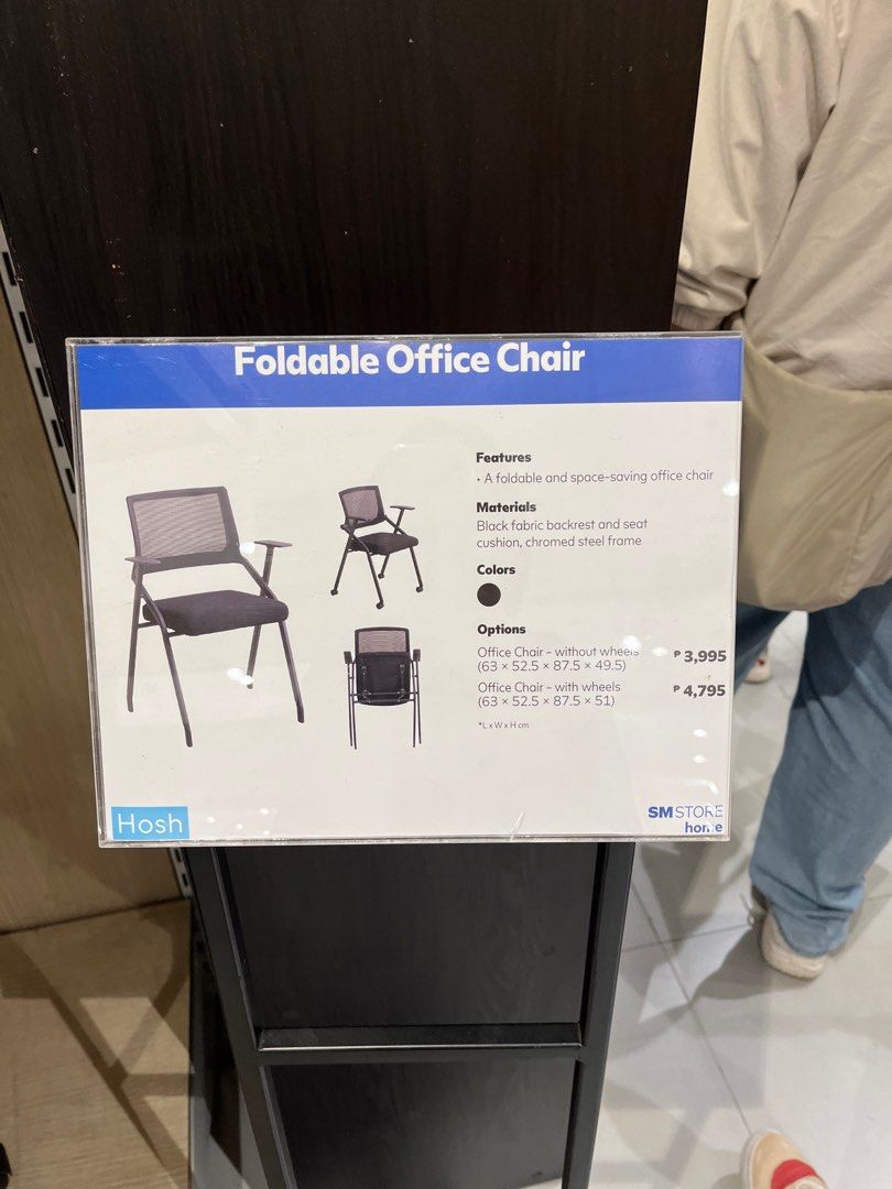 Hosh foldable hotsell office chair