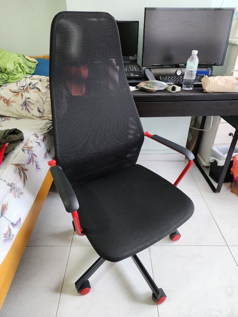 Ikea gaming chair, Furniture & Home Living, Furniture, Chairs on Carousell