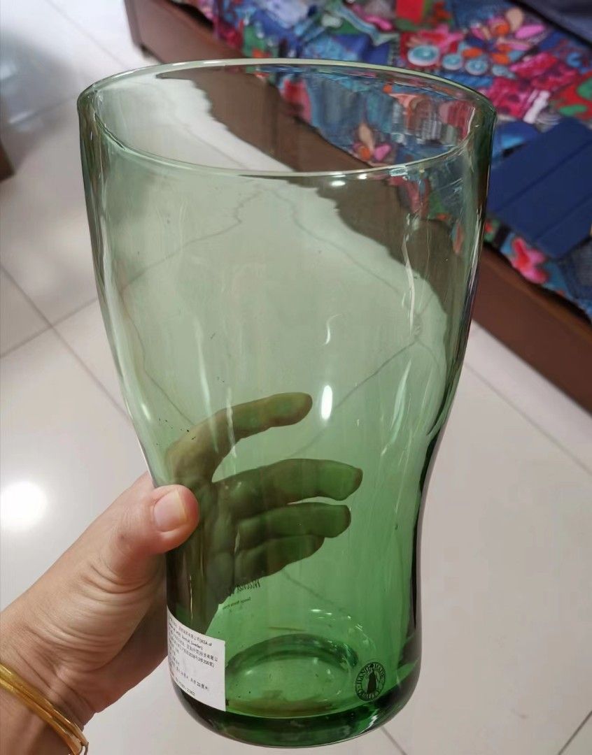 IKEA glass vase, Furniture & Home Living, Home Decor, Vases