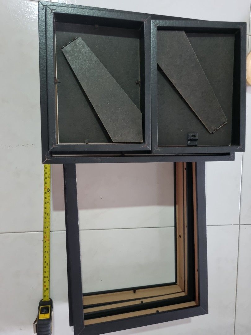 Ikea picture frames bundle of 6 + 1 Ribba shelf, Furniture & Home