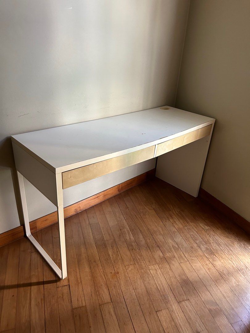 Ikea Study desk with drawers, Furniture & Home Living, Furniture, Tables & Sets on Carousell