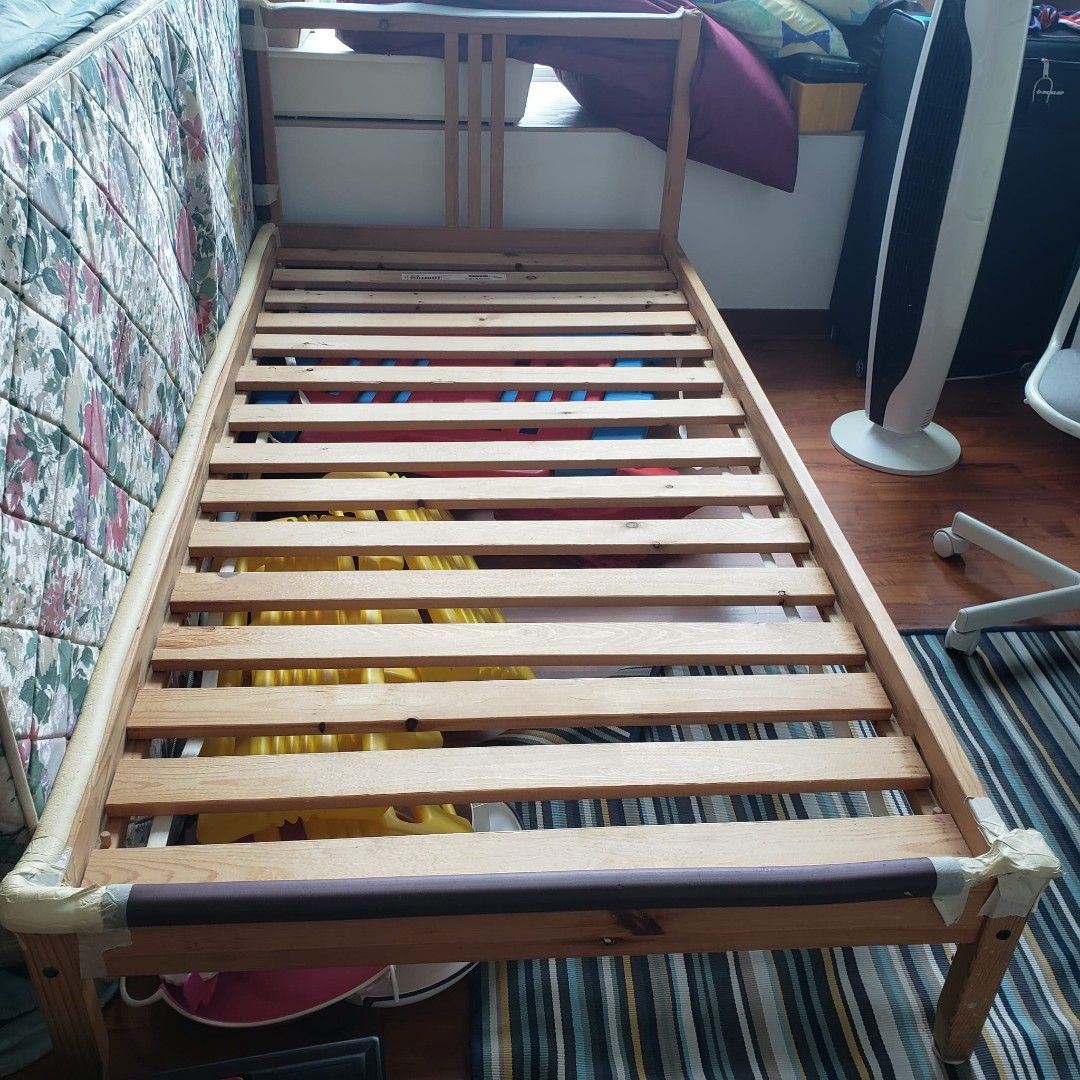 Ikea Sultan Lade Single Bed Frame, Furniture & Home Living, Furniture ...