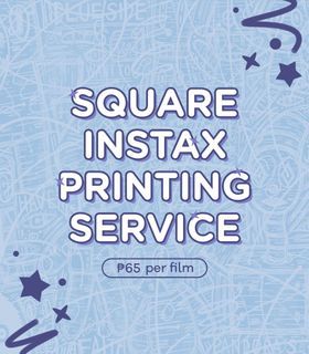 INSTAX SQUARE POLAROID FILM PRINTING SERVICE
