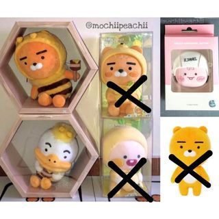 [INSTOCK] OFFICIAL KAKAO FRIENDS RYAN / TUBE PLUSH / SOFT TOY, KANG DANIEL APEACH AIRPODS CASE