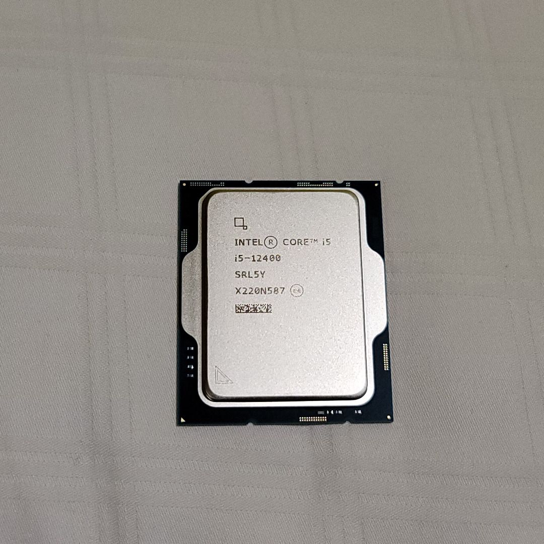 Intel Core i5 12400 CPU + Stock Cooler, Computers & Tech, Parts ...