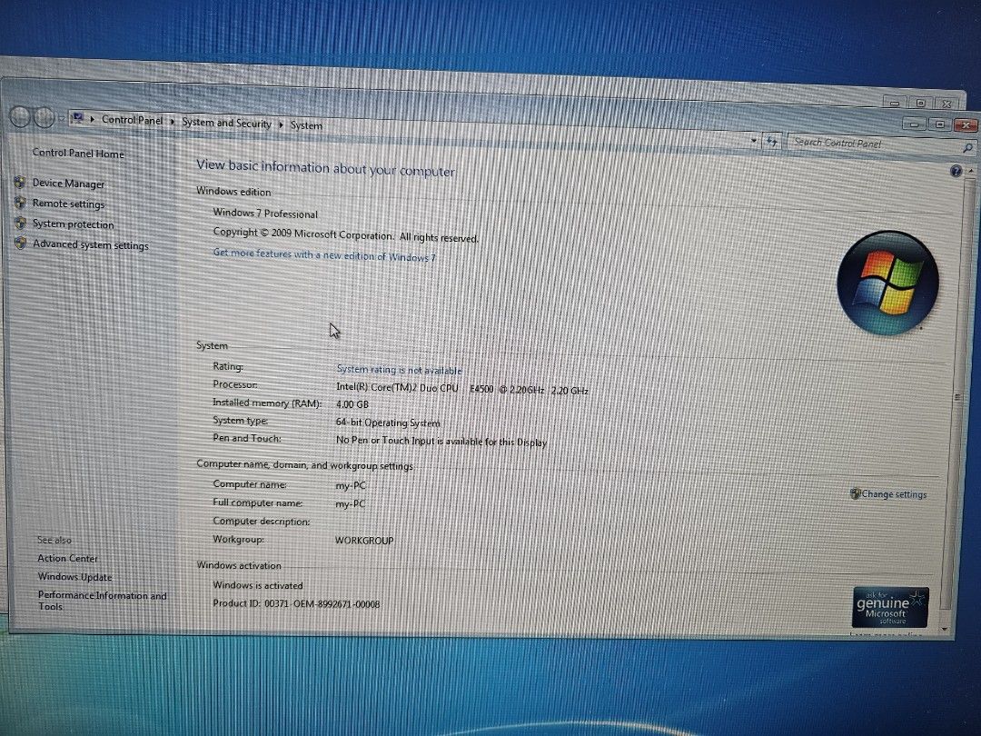 Intel Duo core e4500 4gb Ram Pc with GPU, Computers & Tech, Desktops on