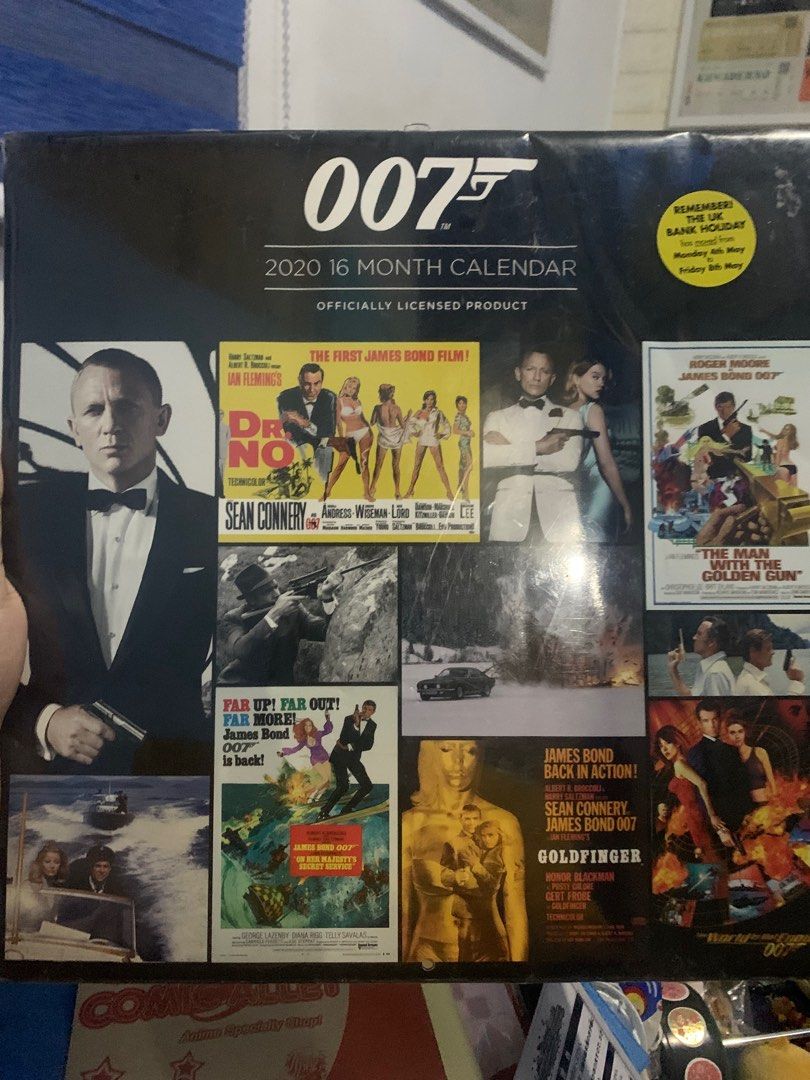James Bond 007 2020 16 Month Calendar Hobbies Toys Memorabilia