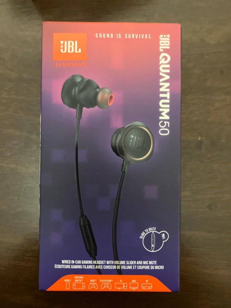 JBL quantum 50 gaming earpiece, Audio, Earphones on Carousell
