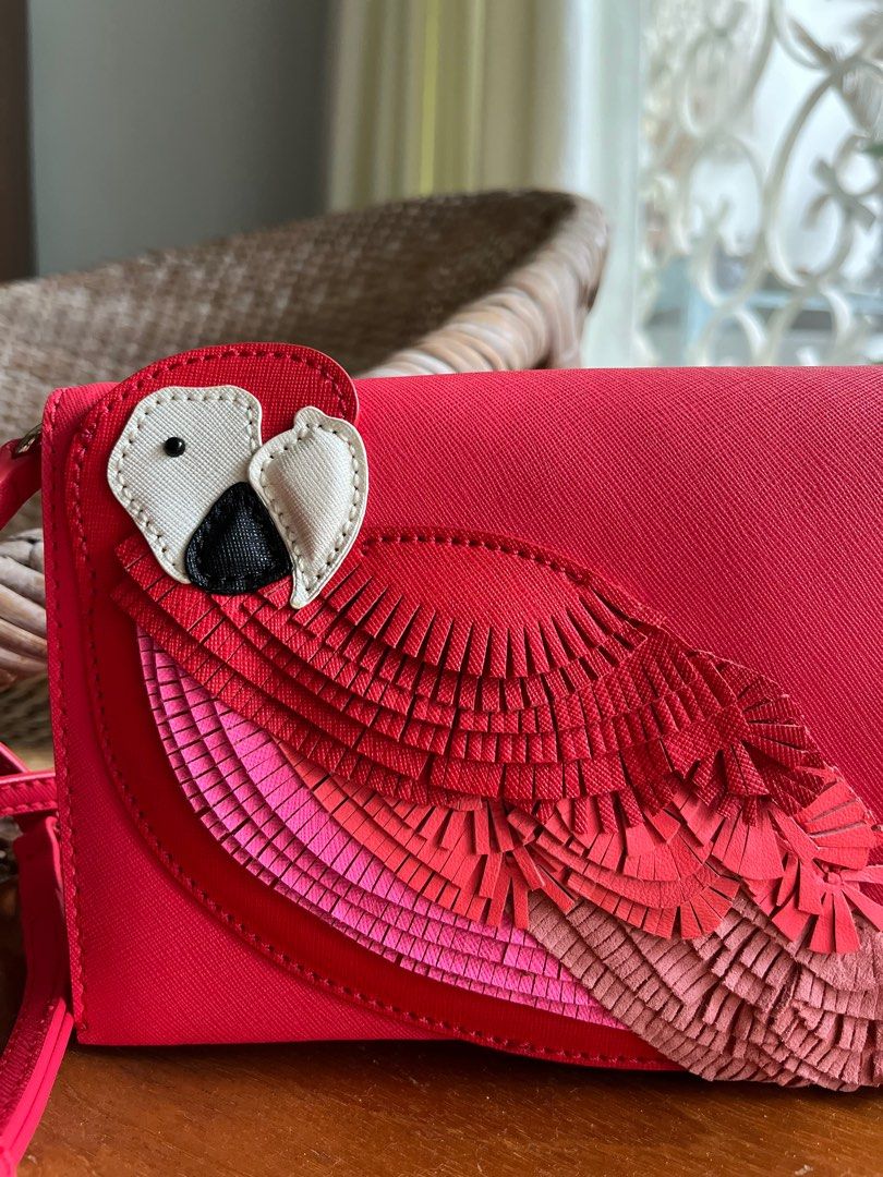 Kate spade parrot outlet purse