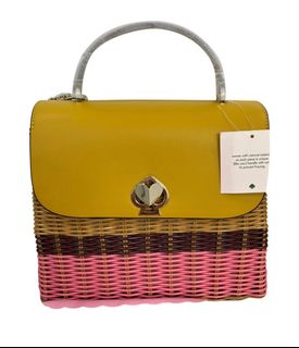 Kate spade romy wicker store bag