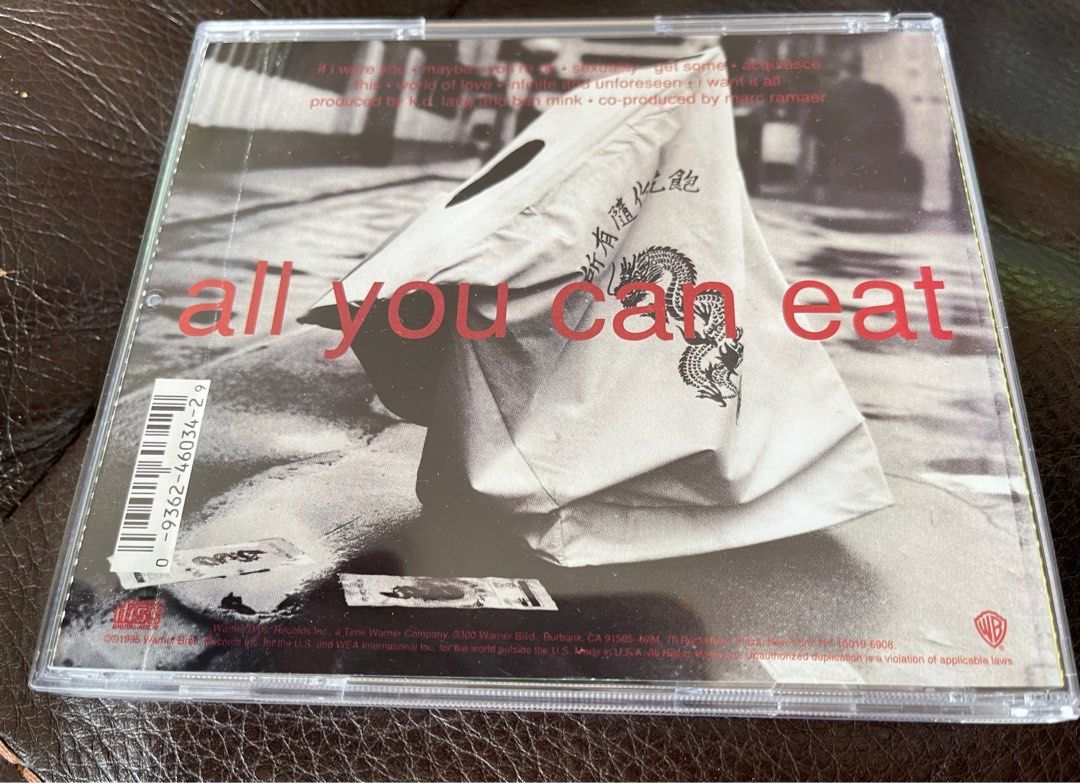CD【まとめ可】All You Can Eat K.D.Lang 音声合成の時代が 本・音楽