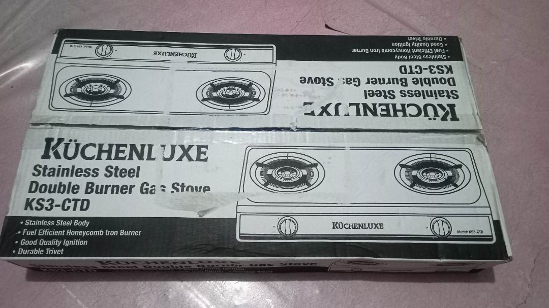 Kuchenluxe Double Burner Gas Stove on Carousell