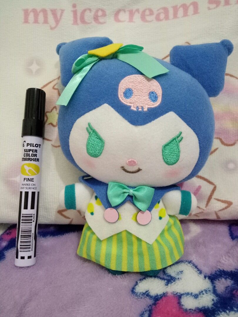 kuromi-lemon-mascot-plush-hobbies-toys-toys-games-on-carousell