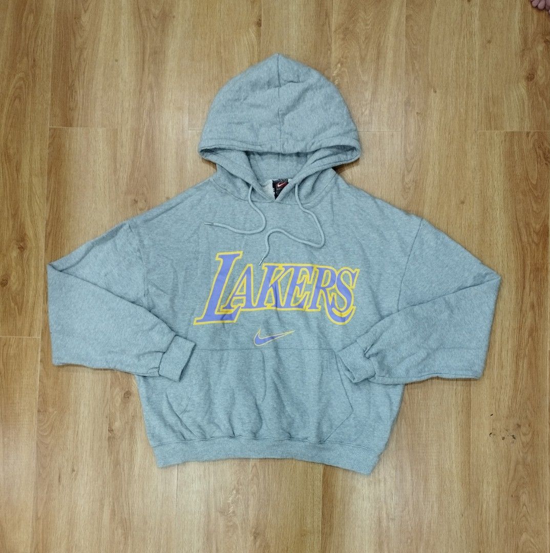 Nike lakers clearance hoodie grey