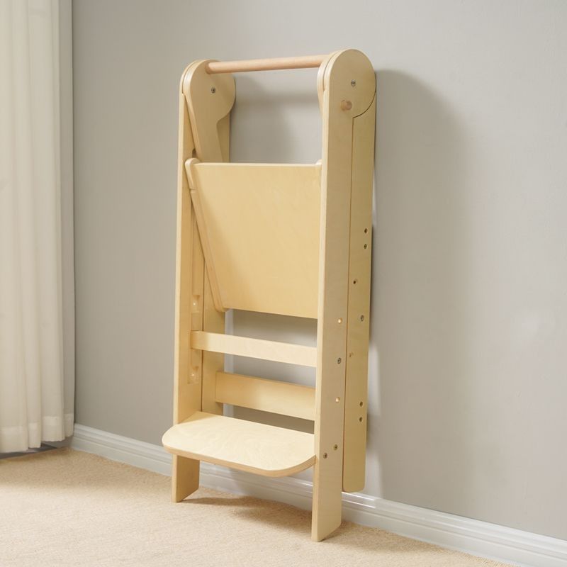 Learning tower foldable adjustable height foldable kitchen tower