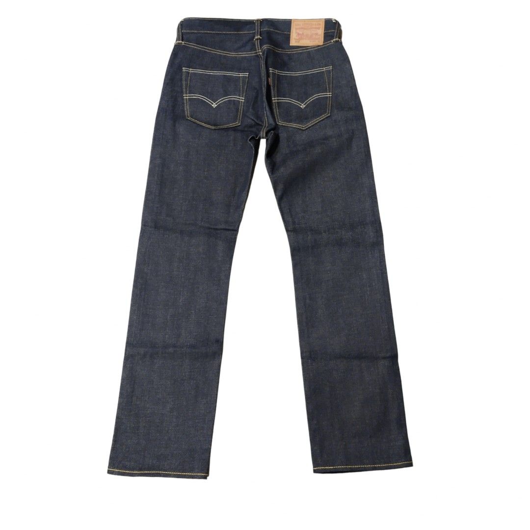 Levi s 501 raw selvedge denim unwashed 15oz