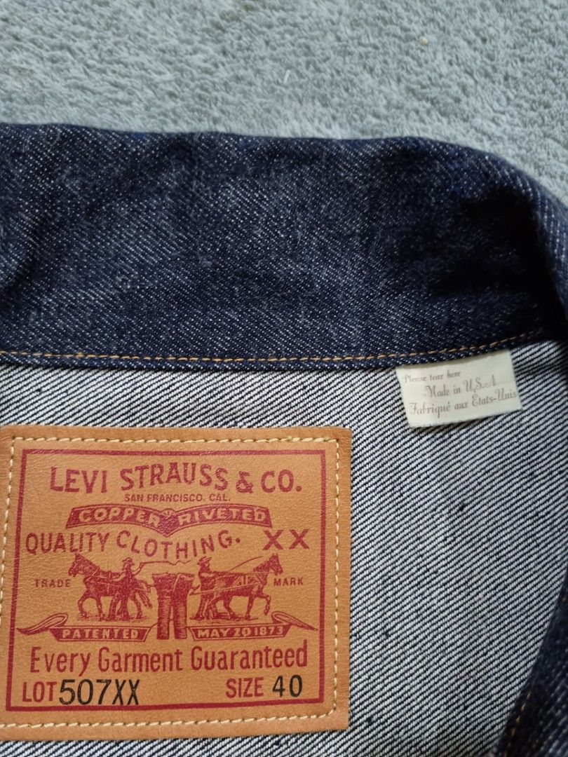 Levis Vintage Clothing LVC Type 2 Denim Jacket 38 Made In The USA