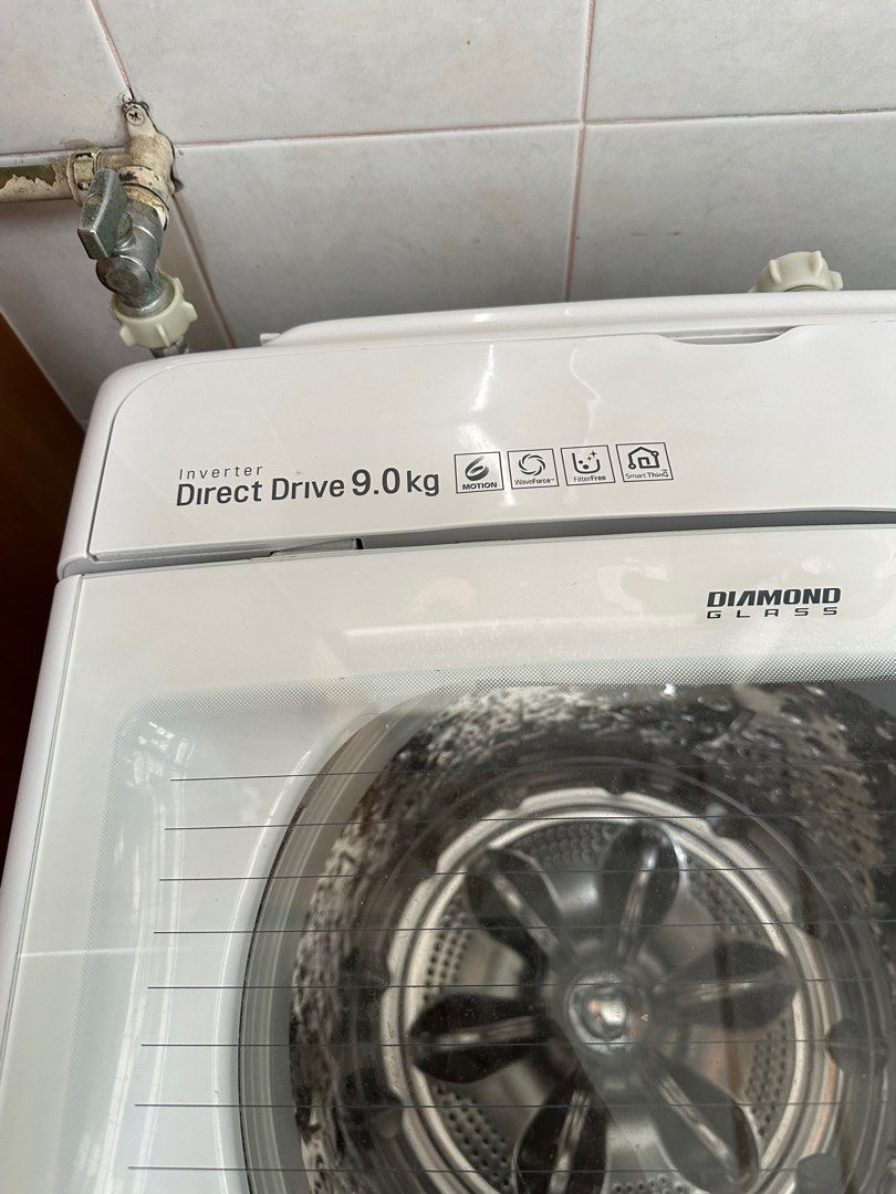 LG Direct Drive 9kg, TV & Home Appliances, Washing Machines and