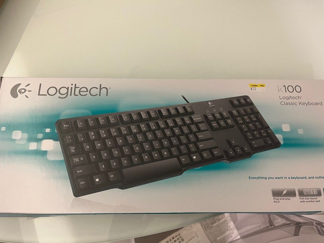 Logitech PS/2 Keyboard, Computers & Tech, Parts & Accessories, Computer ...