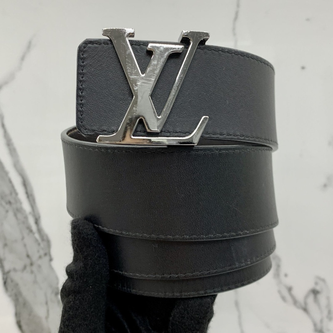 Louis Vuitton - LV Edge 25mm Reversible Belt - Monogram Canvas & Leather - Beige - Size: 70 cm - Luxury