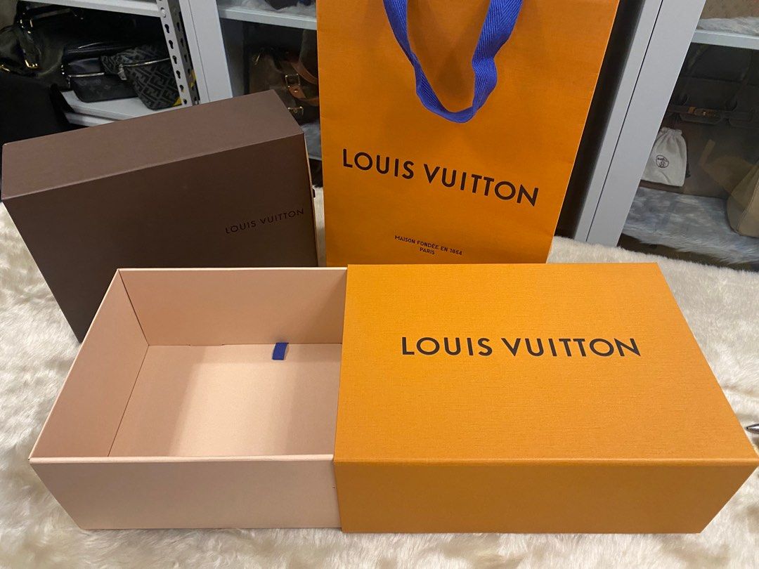 LOUIS VUITTON shoe boxes, Luxury, Accessories on Carousell