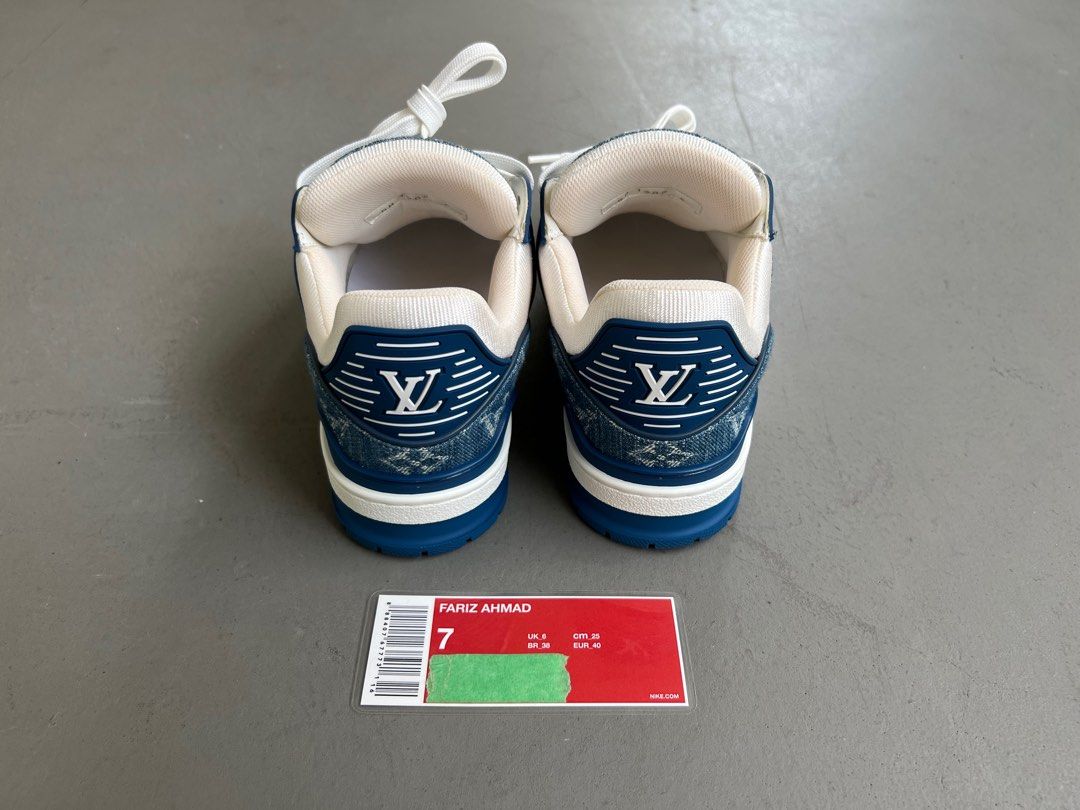 Louis Vuitton Low-Top LV 408 Denim Blue Monogram