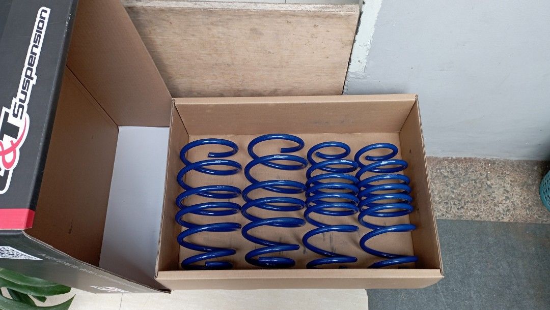 L&T Lowering Springs for Vios Gen3/Gen4, Car Parts & Accessories ...