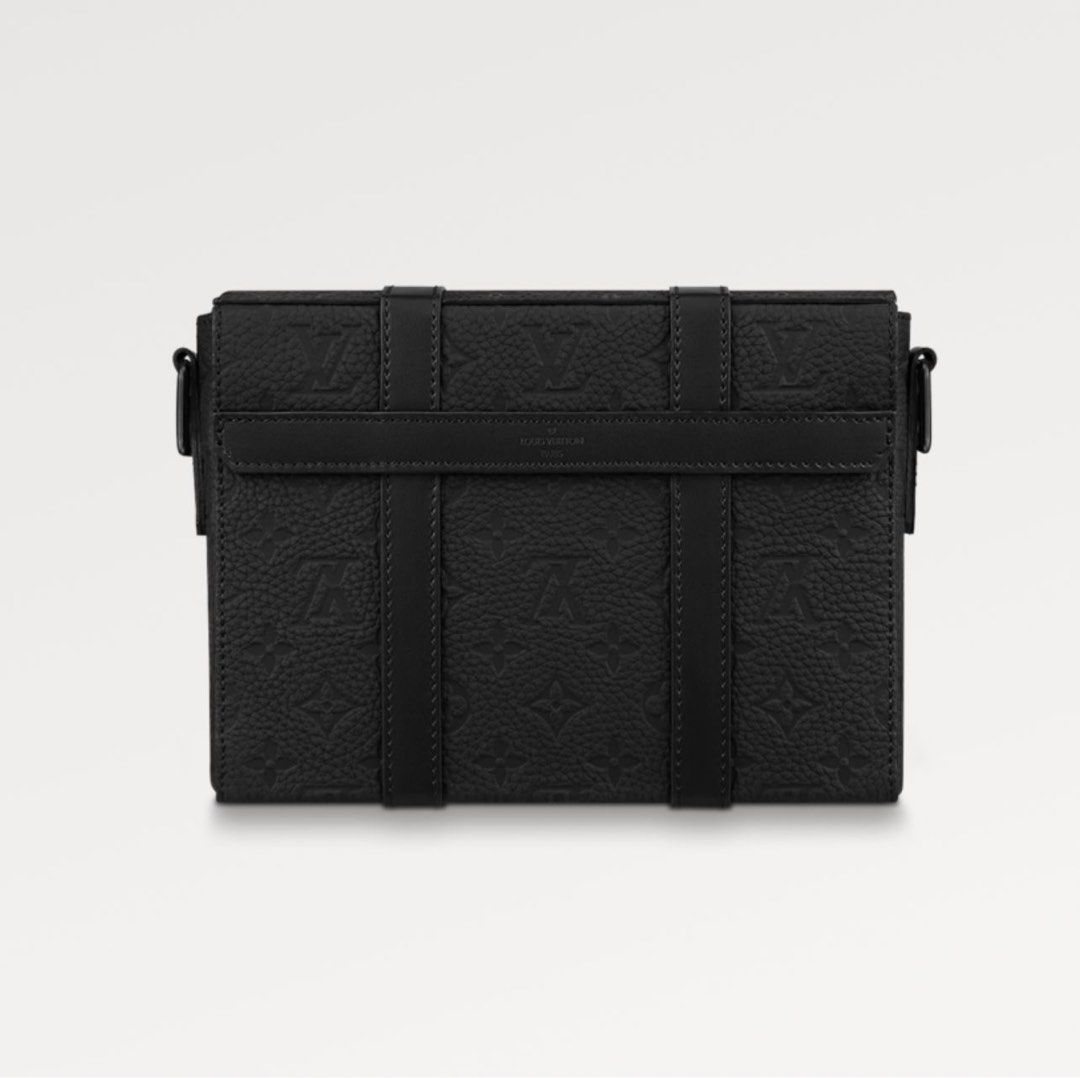 Louis Vuitton LV Trunk Messenger bag M57726黑色名媛网