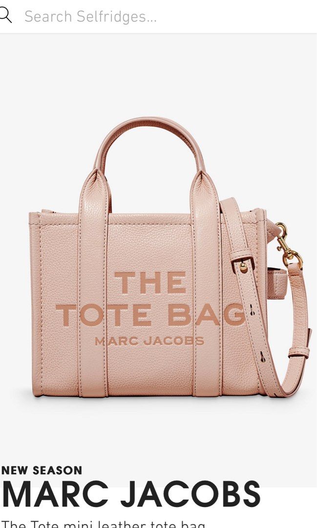 Marc jacobs hotsell bags selfridges