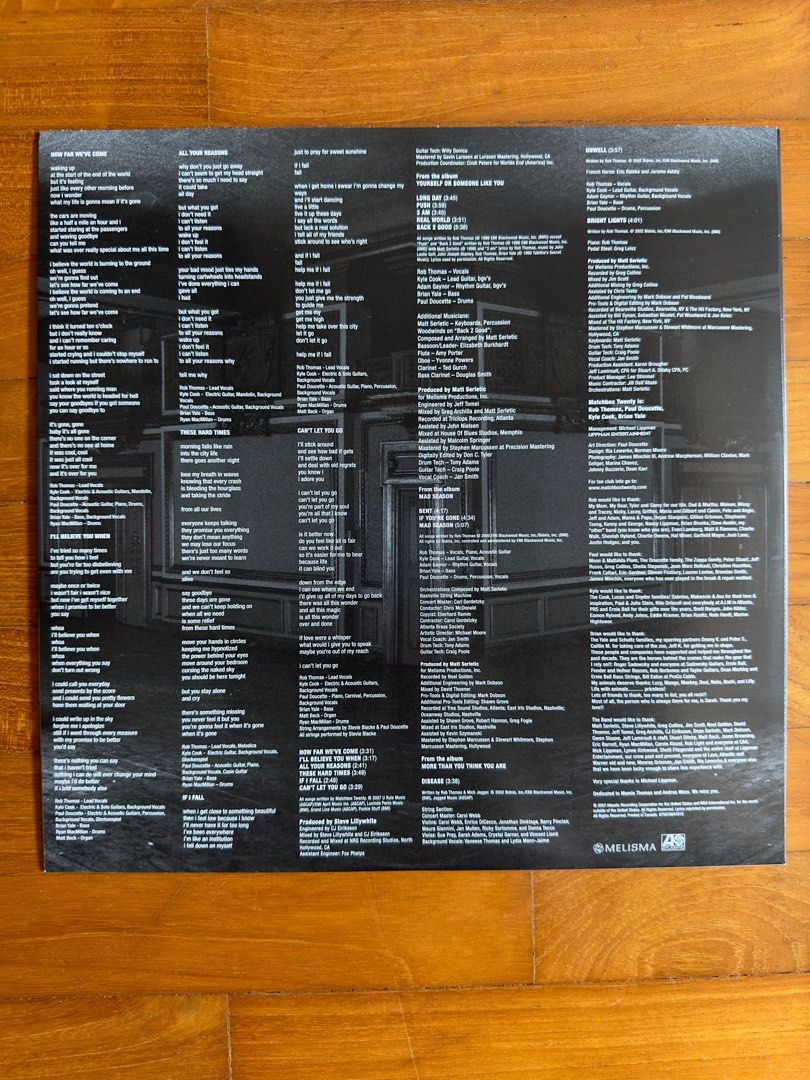 Matchbox Twenty Exile on Mainstream 2LP White limited Vinyl, Hobbies