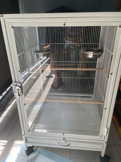 Medium size Bird cage with full acrylic front