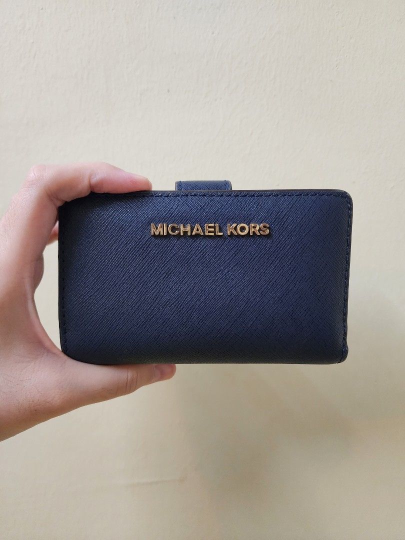 Michael Kors original purse wallet hard leather Women s Fashion