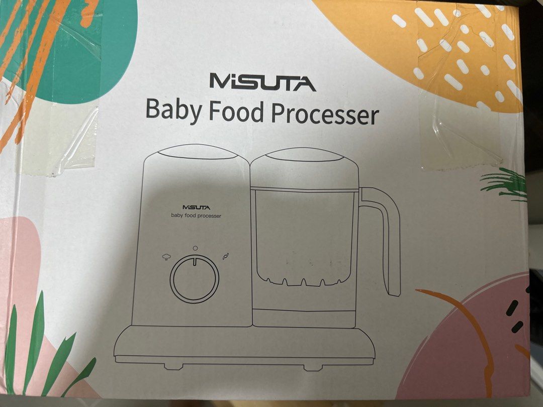 MISUTA 4 in 1 Baby Food Processor Blender and Steamer, Babies & Kids