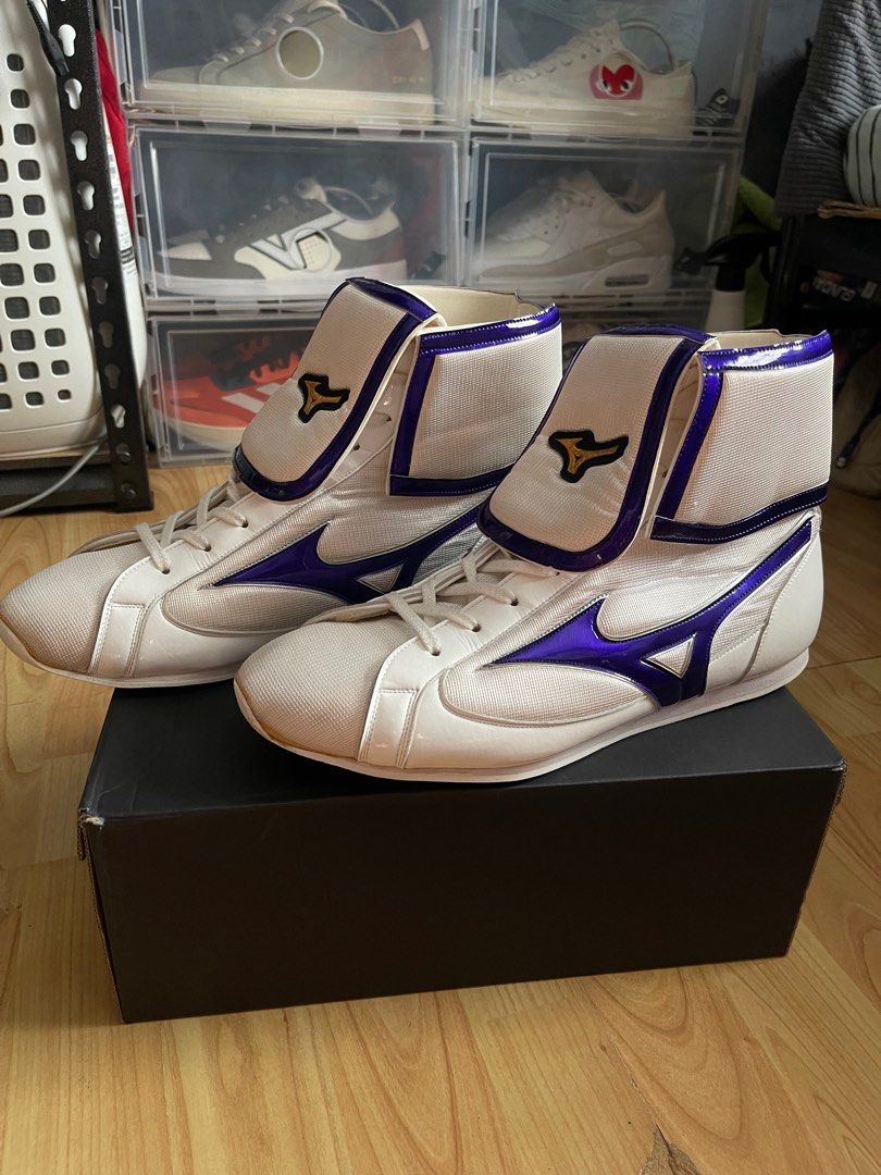 Mizuno Mid-cut Boxing Shoes RARE!, Sports Equipment, Sports & Games ...