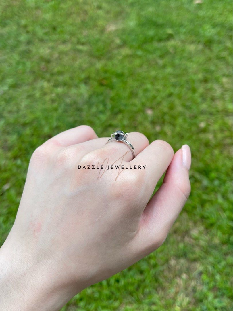 Adjustable discount moonstone ring