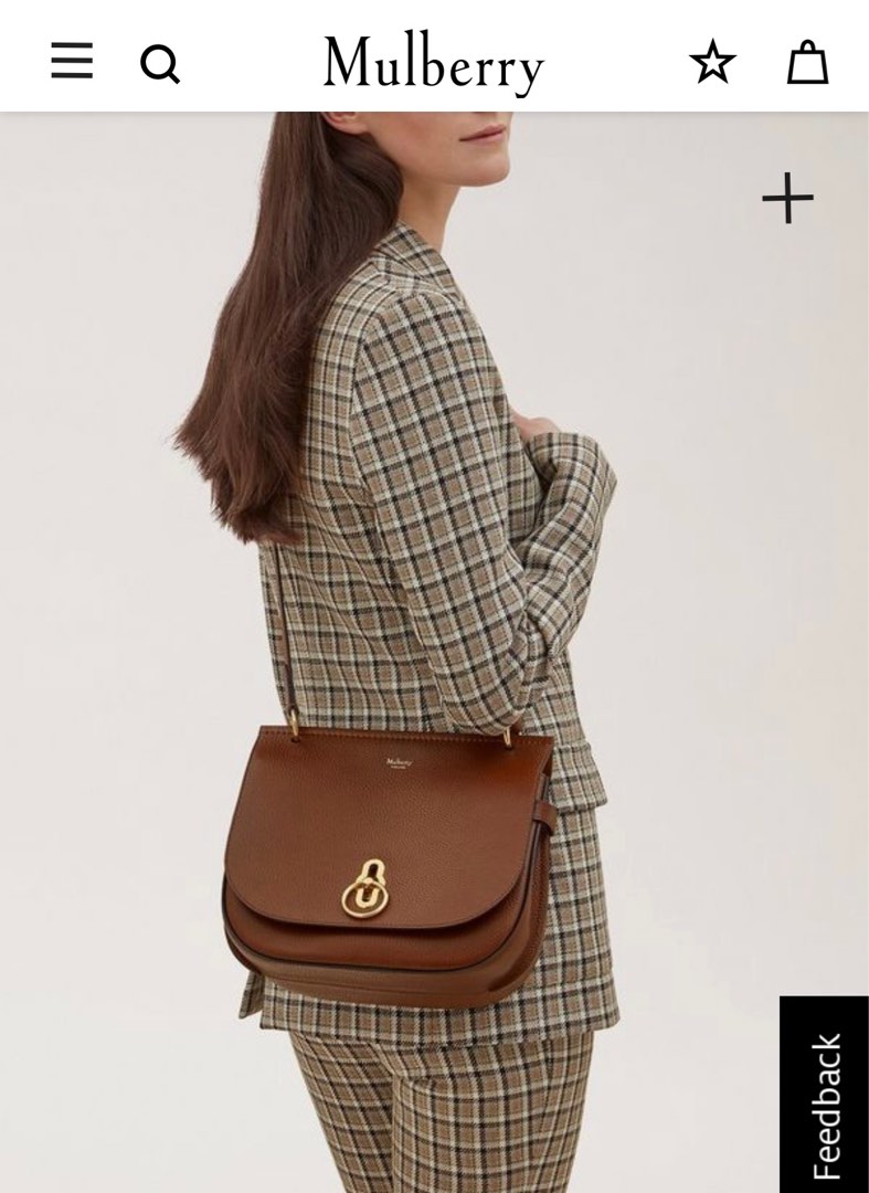 Mulberry Amberley Satchel in Brown Luxury Bags Wallets on Carousell