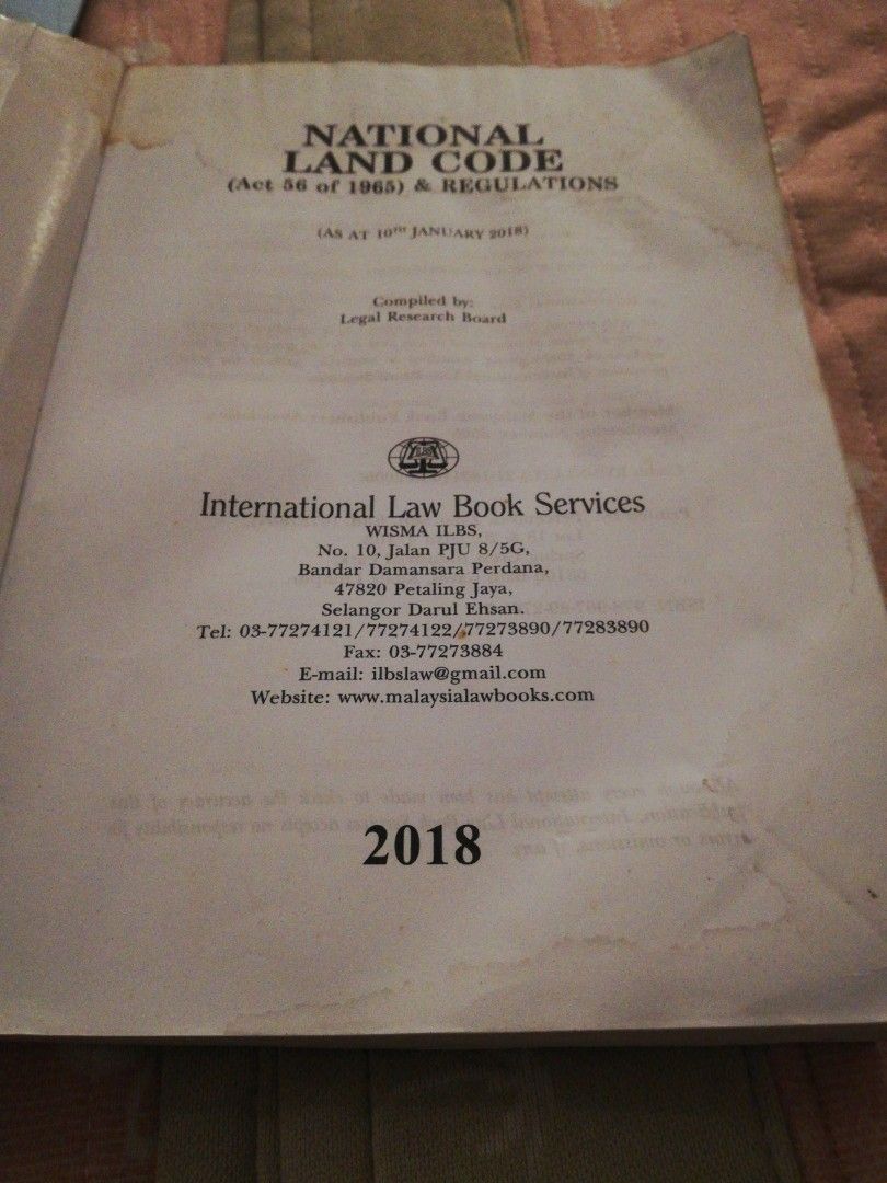 national-land-code-act-56-of-1965-regulations-as-at-10th-january