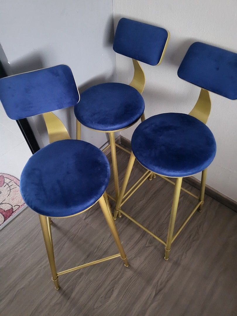 Navy blue high chair online